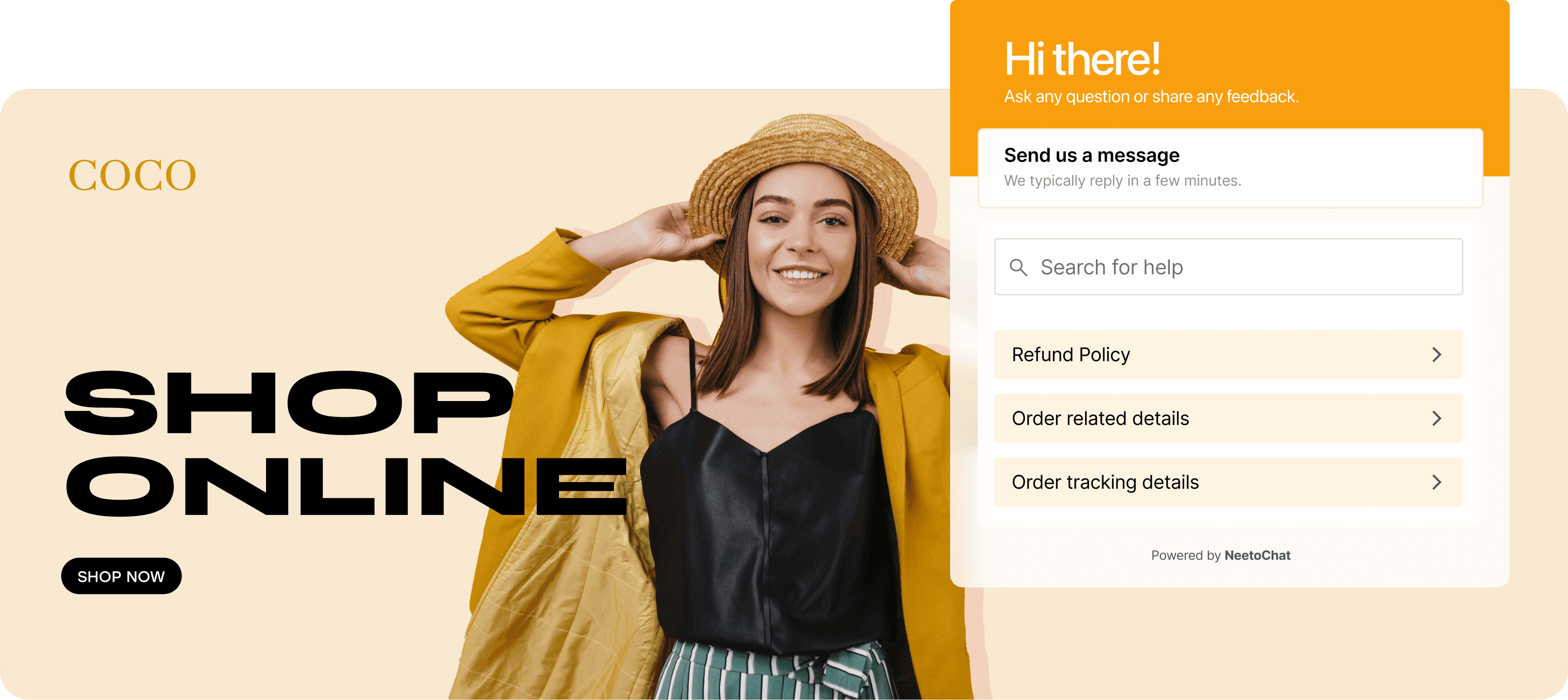 Make your chat widget personalized