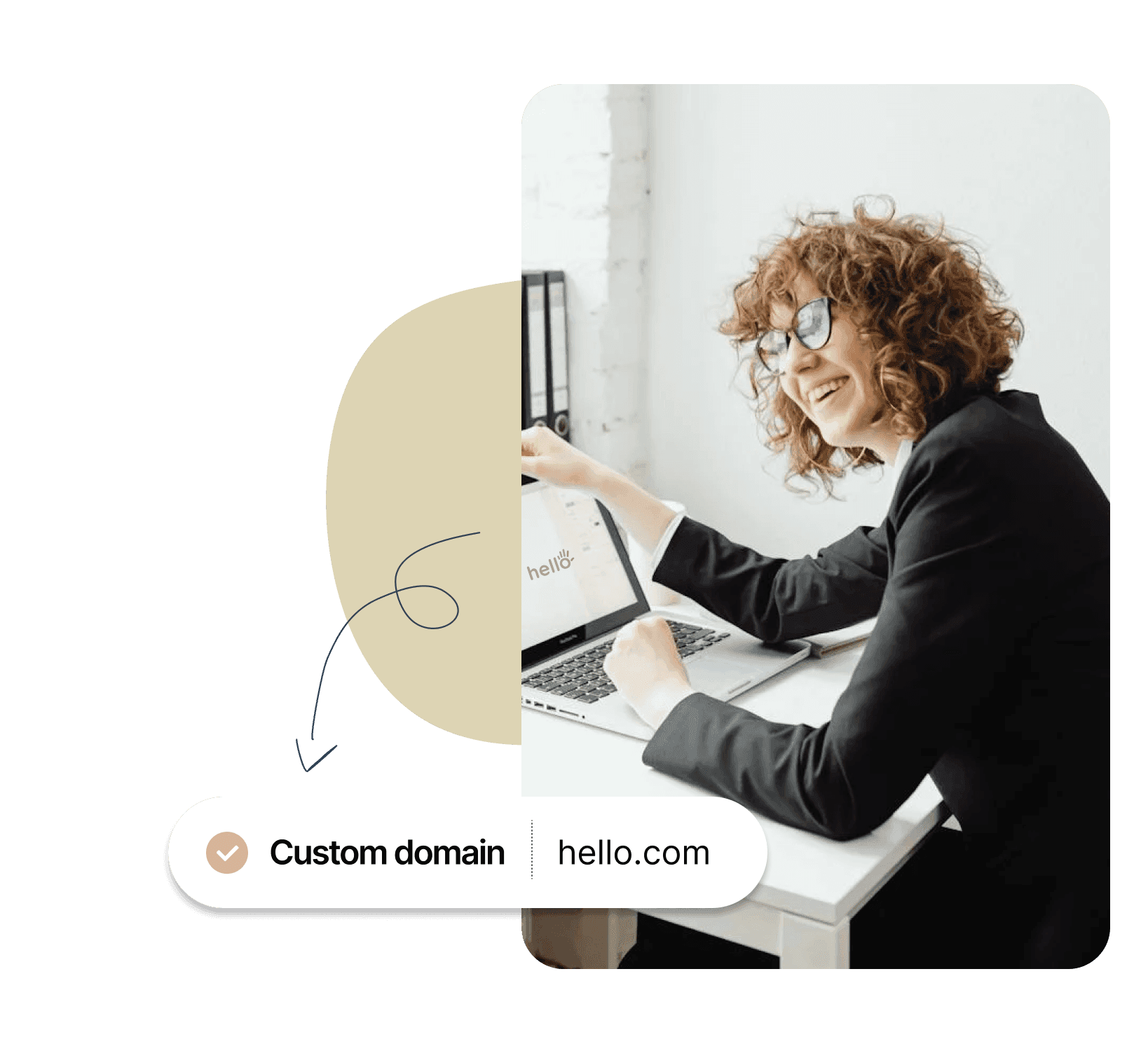 Launch your website in your own domain.