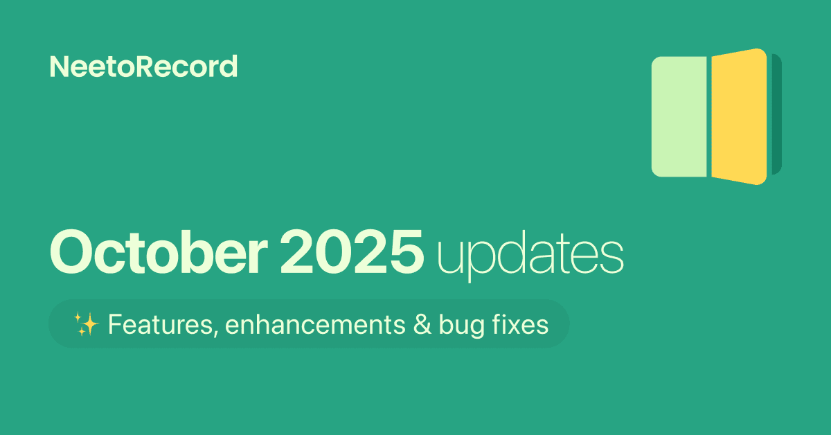 October 2025 updates – Regenerate transcript, improved sidebar, and bug fixes
