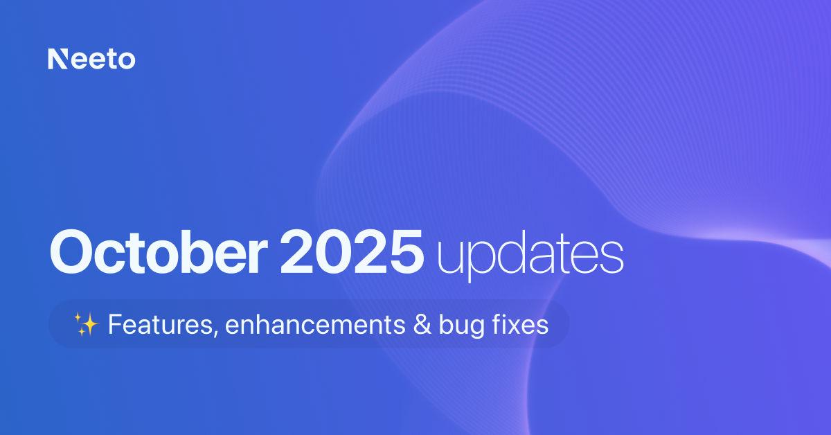 Neeto Product Metrics for October 2025