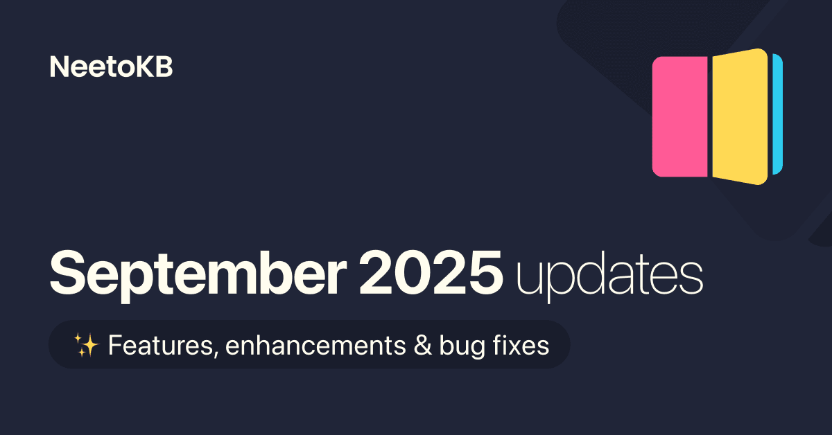 September 2025 updates - Improved sidebar controls, style fixes, and more