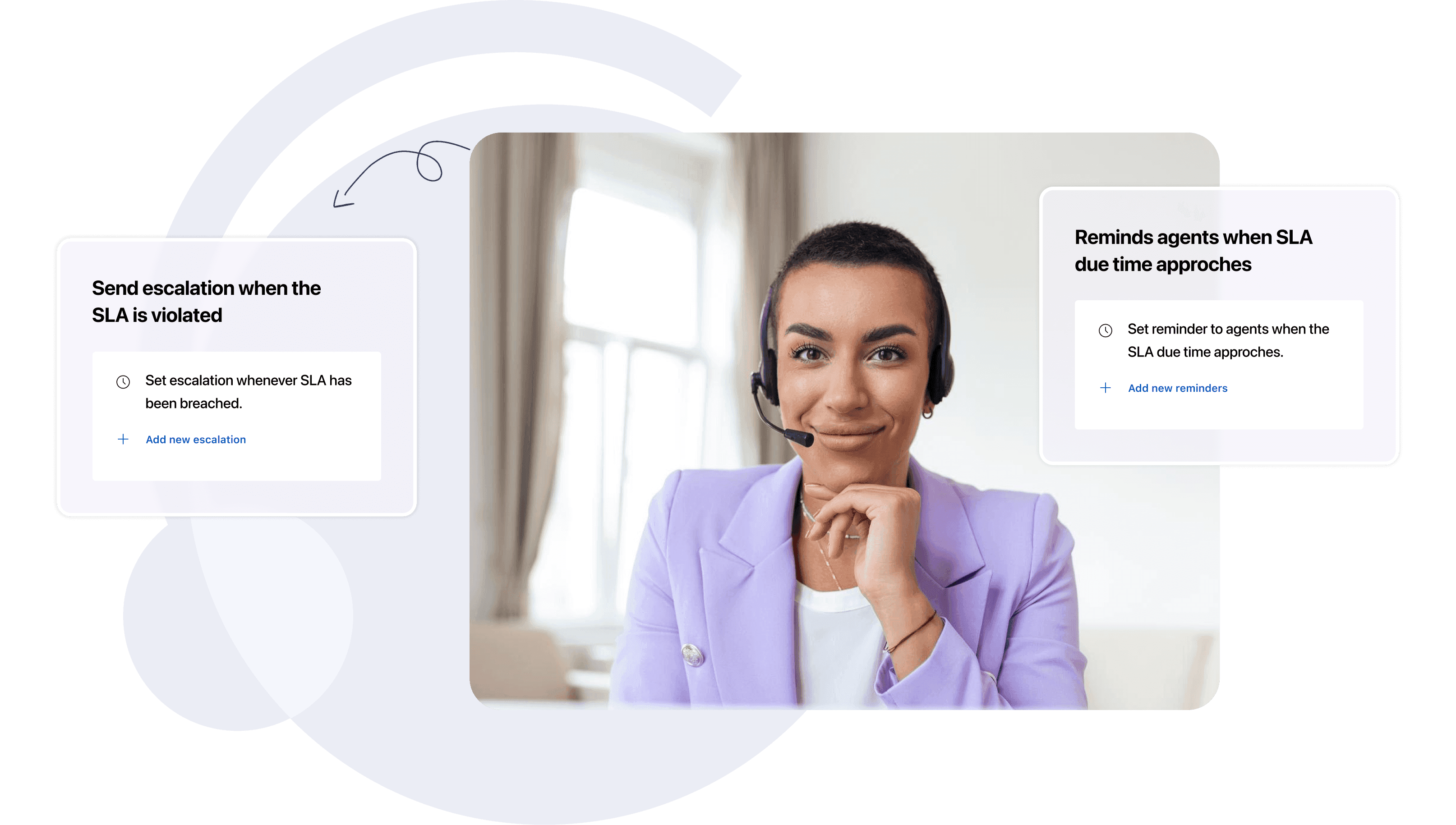 Never miss a deadline with Service level agreement.