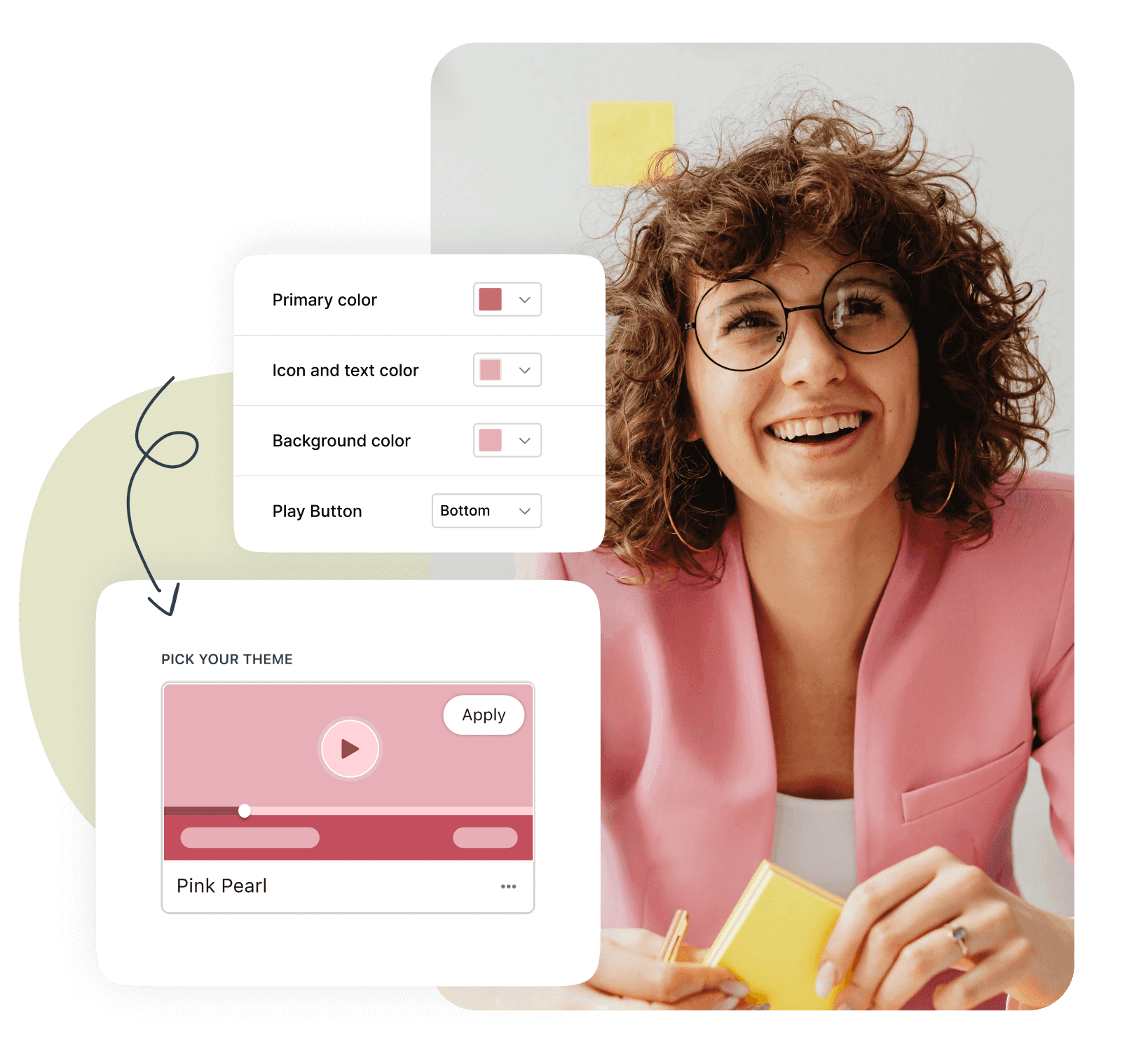 Match your brand colors.